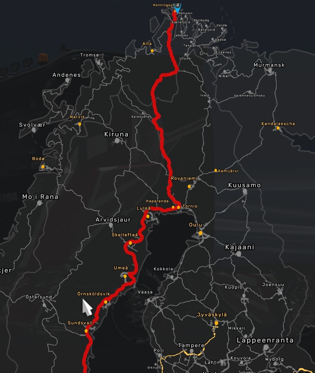 Routenbild Vorschau 2 Frühlings/Osterkonvoi der Arbeitslosen 2026